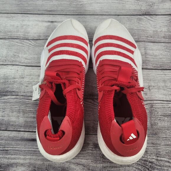 New Adidas Trae Young 2 Size 16 Red and White - Picture 6 of 8